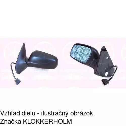 Vonkajšie zrkadlo 9541515M /POLCAR/ - obr. 3