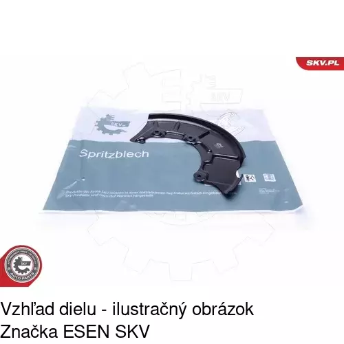 Brzdovy štít 9541OT-2 /POLCAR/ - obr. 3