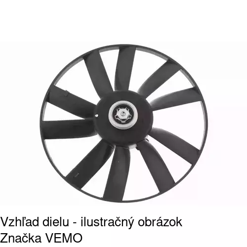 Ventilátor bez krytu / podpery 954623U1 /POLCAR/ - obr. 2
