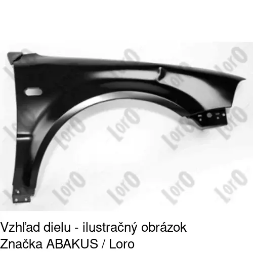 Predný blatník 954902-J /POLCAR/ - obr. 3