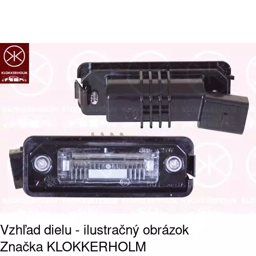 Svetlo na osvetlenie evidenčného čísla 9549959 /POLCAR/