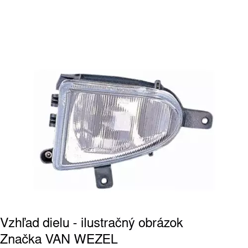Hmlové svetlo - predné 955029-E /POLCAR/ - obr. 4