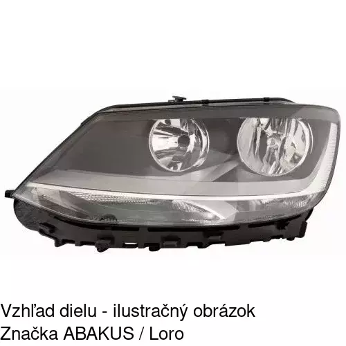 Hlavný reflektor 955209-E /POLCAR/ - obr. 2