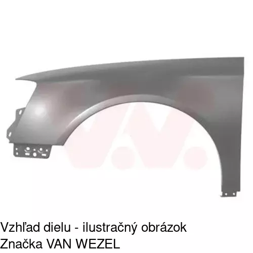 Predný blatník 955501 /POLCAR/ - obr. 2