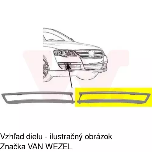 Rámik smerovky 95550717J /POLCAR/ - obr. 1