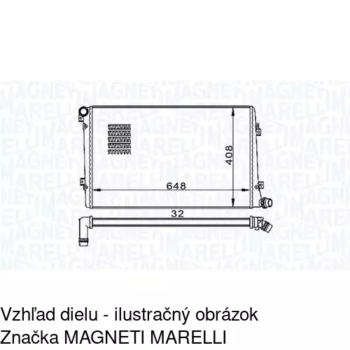 Chladiče vody 955508A1 /POLCAR/ - obr. 1