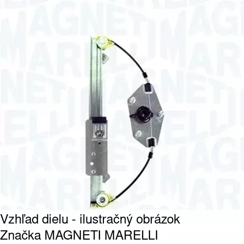 Mechanizmus sťahovania okna elektrický bez motora 9555PSG3 /POLCAR/ - obr. 1