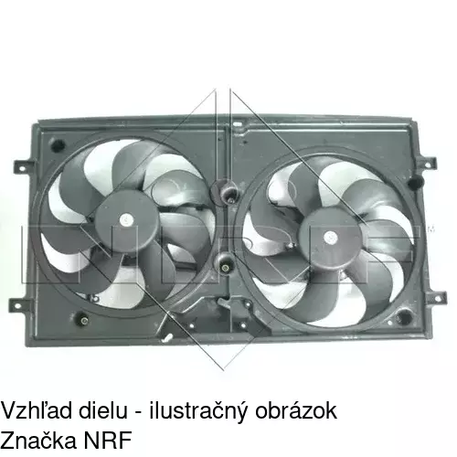 Ventilátor bez krytu / podpery 956623U5 /POLCAR/ - obr. 4