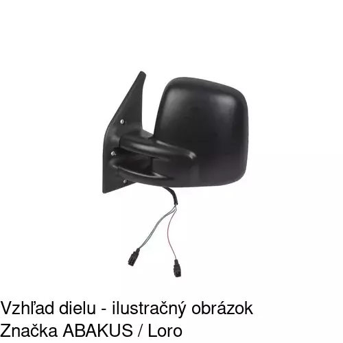 Vonkajšie zrkadlo 9566513M /POLCAR/ - obr. 3