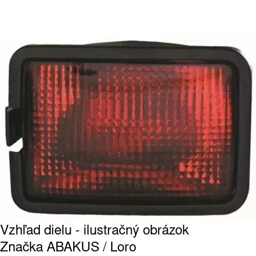 Hmlové svetlo - zadné 956697-0 /POLCAR/ - obr. 2