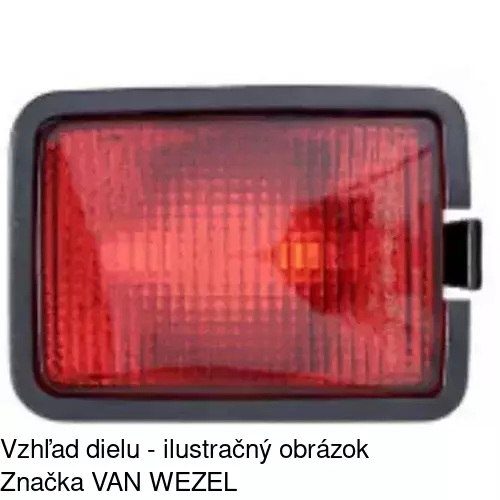 Hmlové svetlo - zadné 956697-0 /POLCAR/ - obr. 3