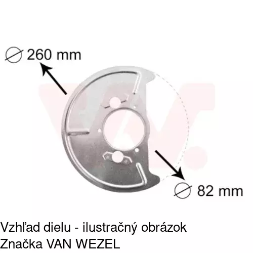 Brzdovy štít 9566OT-1 /POLCAR/ - obr. 3
