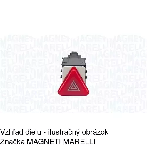 Spínač núdzových svetiel POLCAR 9568P-30
