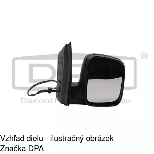 Vonkajšie zrkadlo 9575524M /POLCAR/ - obr. 3