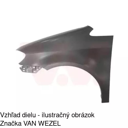 Predný blatník 957901 /POLCAR/ - obr. 2