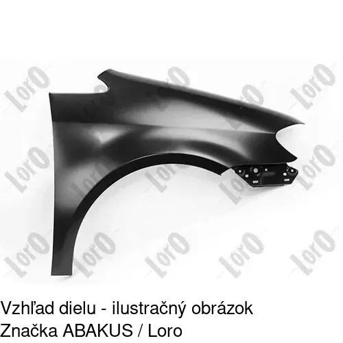 Predný blatník 957902 /POLCAR/ - obr. 1