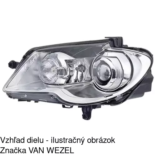 Hlavný reflektor 9579092U /POLCAR/ - obr. 2