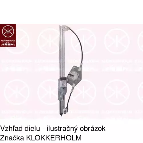 Elektrický mechanizmus okna dverí POLCAR 9580PSG3