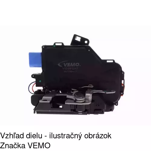 Vnútorná zámka dverí 9580ZC-3 /POLCAR/ - obr. 4