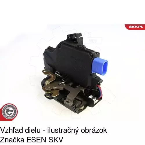 Vnútorná zámka dverí 9580ZC-4 /POLCAR/ - obr. 1