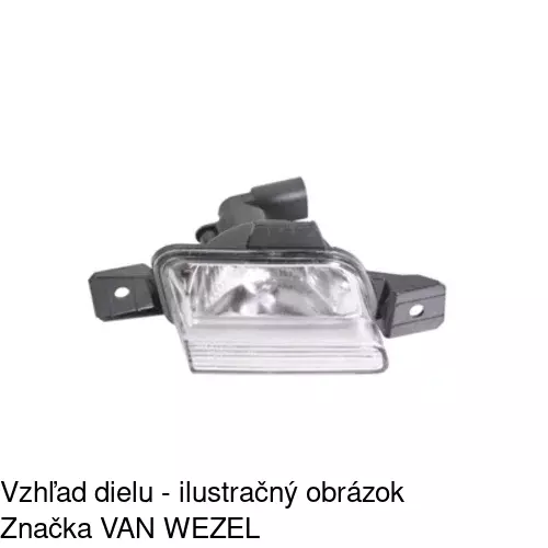 Svetlo spiatočky 958597-X /POLCAR/ - obr. 2