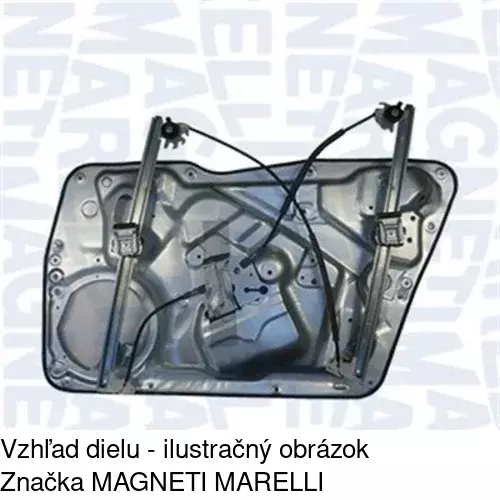 Mechanizmus sťahovania okna elektrický bez motora 9585PSG2 /POLCAR/ - obr. 3
