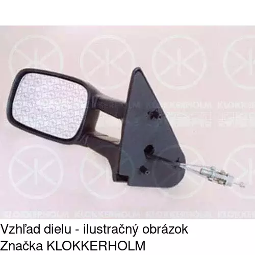 Vonkajšie zrkadlo 9590521E /POLCAR/ - obr. 2