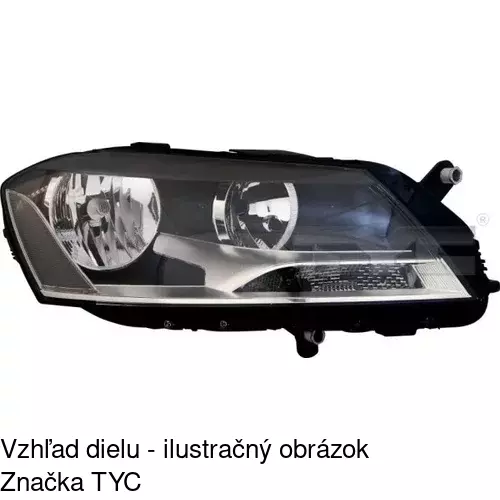 Hlavný reflektor 95D110-E /POLCAR/ - obr. 2