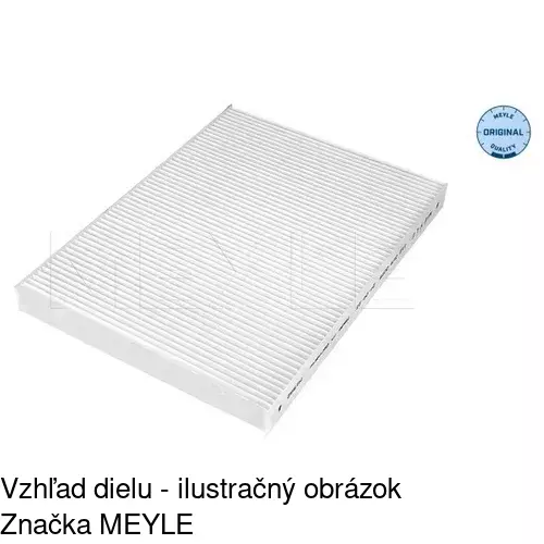Kabínový filter s uhlíkom POLCAR S11-1001