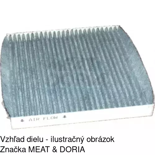 Kabínový filter s uhlíkom S11-1038 /POLCAR/ - obr. 4