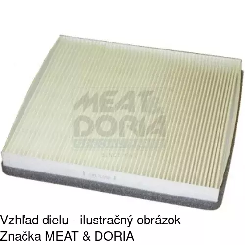 Kabínový filter s uhlíkom S11-1039 /POLCAR/ - obr. 2