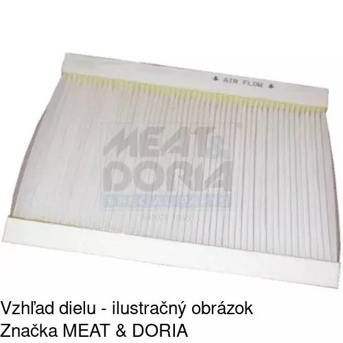 Kabínový filter s uhlíkom POLCAR S11-1075