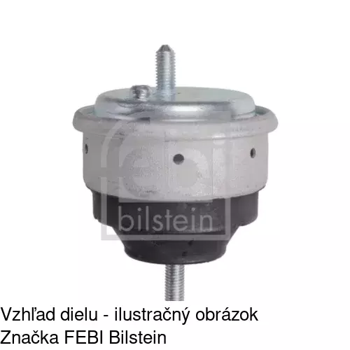 Silentblok motora POLCAR S2220026