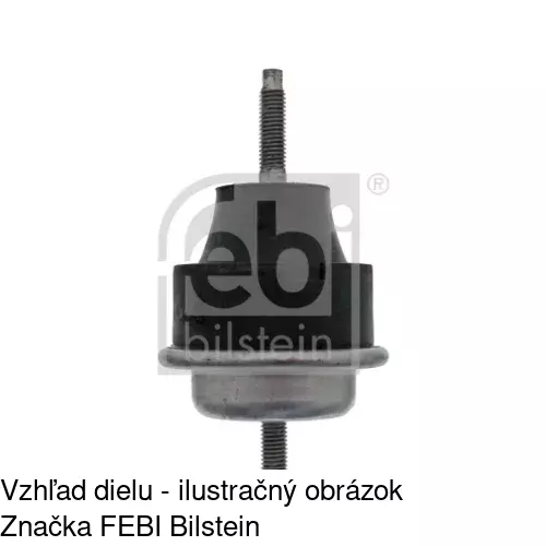 Silentblok motora POLCAR S2223003