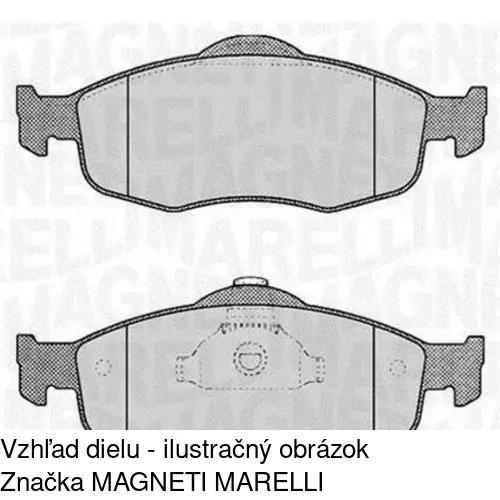 Brzdové dosky S70-0014 /POLCAR/ - obr. 5