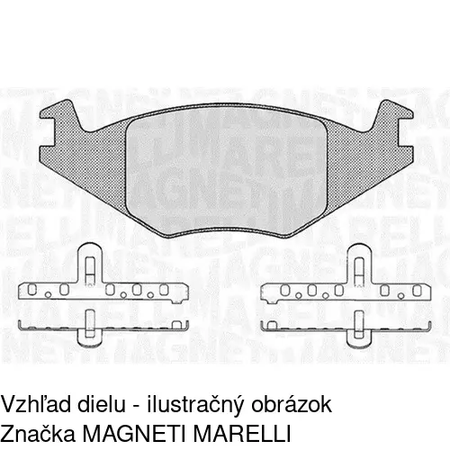 Brzdové dosky S70-0015 /POLCAR/ - obr. 3