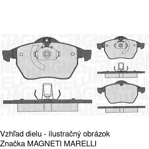 Brzdové dosky S70-0114 /POLCAR/ - obr. 4