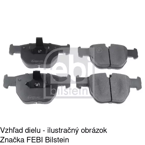Brzdové dosky S70-0163 /POLCAR/ - obr. 2