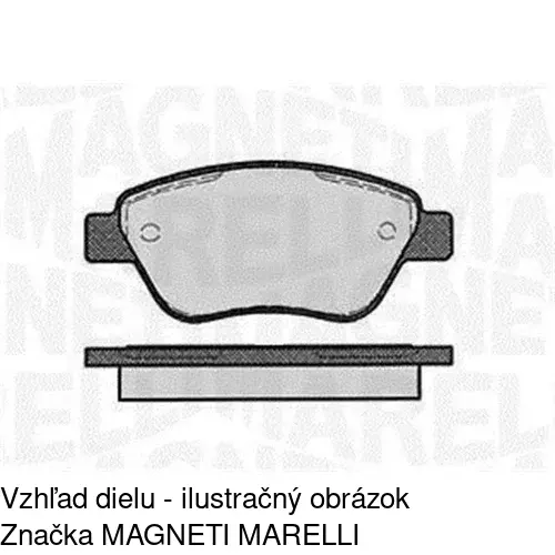 Brzdové dosky S70-0209 /POLCAR/ - obr. 3