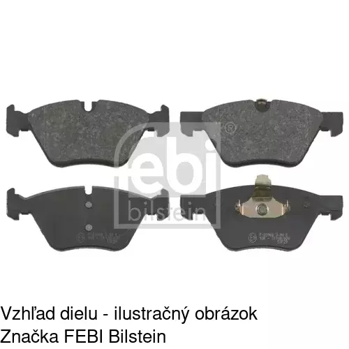 Brzdové dosky POLCAR S70-0266