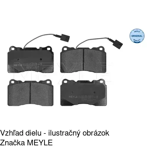 Brzdové dosky S70-0303 /POLCAR/ - obr. 4