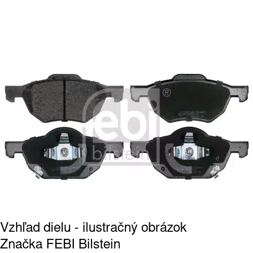Brzdové dosky POLCAR S70-0317