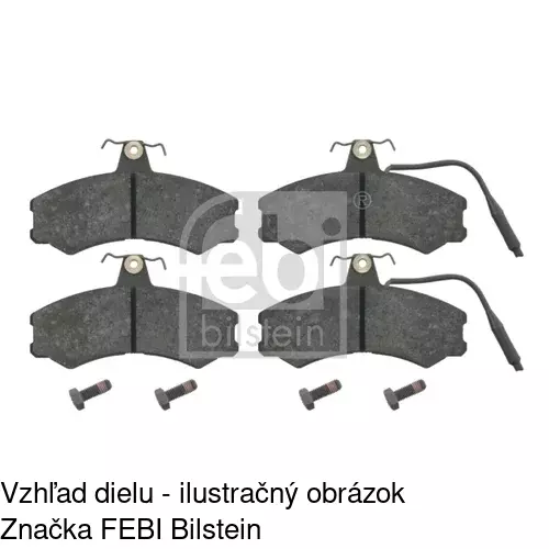 Brzdové dosky POLCAR S70-0333