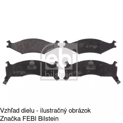 Brzdové dosky S70-0401 /POLCAR/ - obr. 5