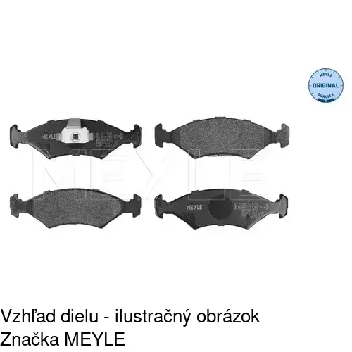 Brzdové dosky S70-0428 /POLCAR/ - obr. 4