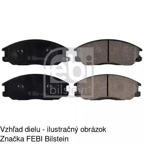 Brzdové dosky POLCAR S70-0436