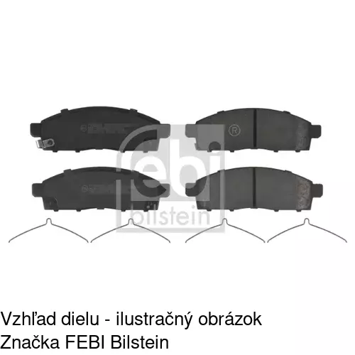 Brzdové dosky S70-0492 /POLCAR/ - obr. 3