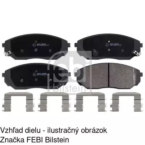 Brzdové dosky POLCAR S70-0518