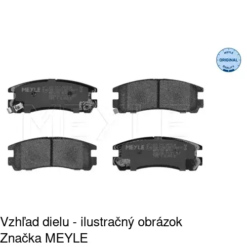 Brzdové dosky S70-1372 /POLCAR/ - obr. 5
