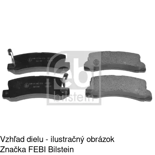 Brzdové dosky S70-1451 /POLCAR/ - obr. 4